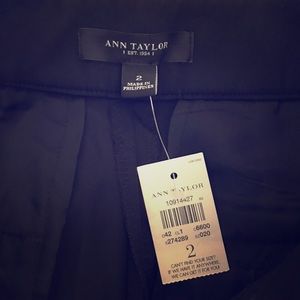 NWT! Ann Taylor Black Pants w/side zip
